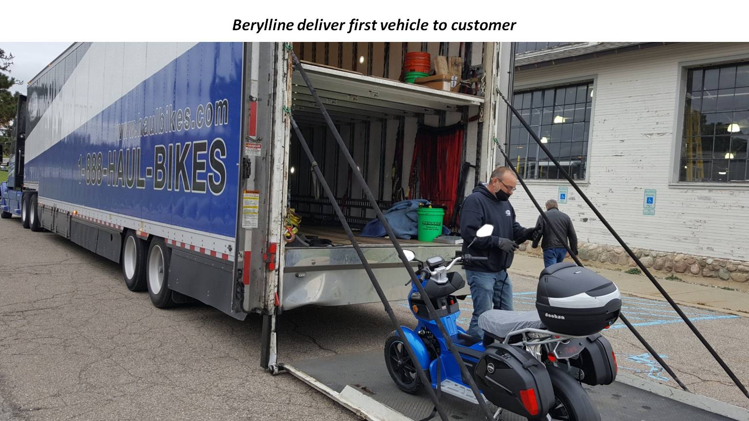 Berylline deliver first vehicle to customer