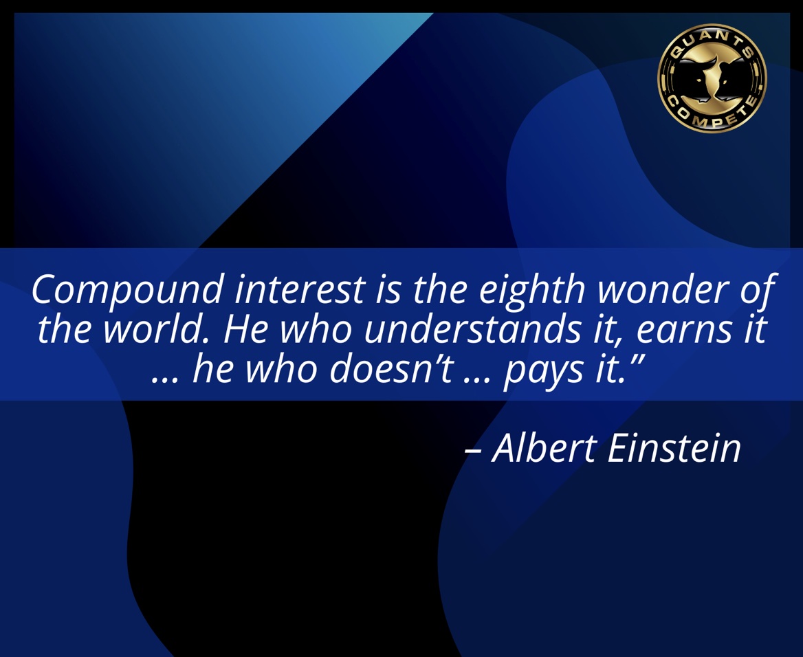 Albert Einstein quote- Compound Interest